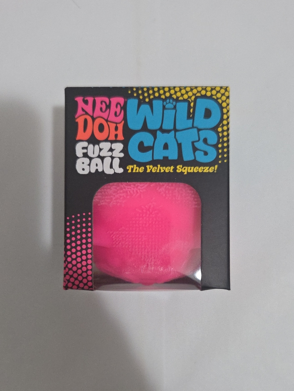 Needoh Wild Cats Pink Fuzz Ball -Authentic